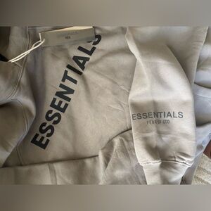 Essentials Light Gray Hoodie